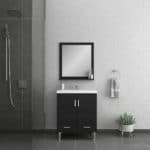 Alya Bath Ripley 39 Inch Modern Bathroom Vanity White